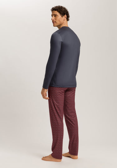 Night And Day Cotton Pajama Set | Red Gems Print 75111-3036